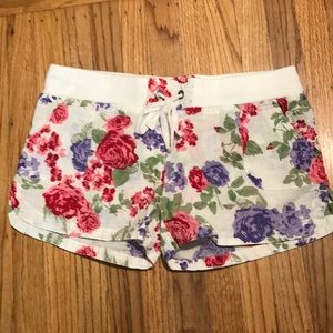 floral shorts